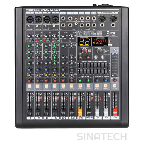  Qtex QAP MXL8 8-канальный микшерный пульт 