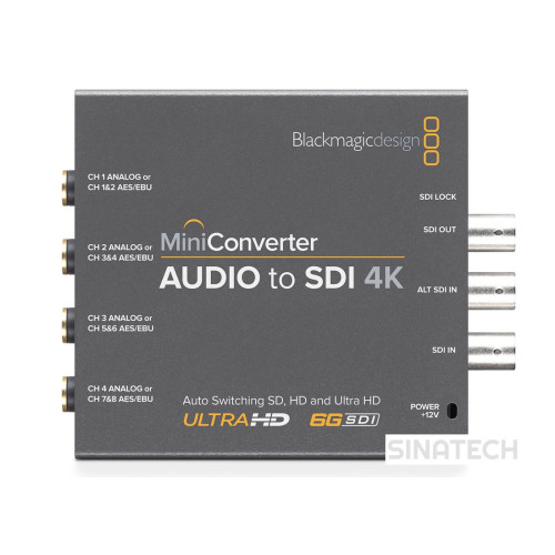 Mini Converter Audio to SDI 4K